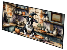 Load image into Gallery viewer, Boston Terrier Fall Kitchen Pumpkins Runner Mat 28x58