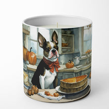 Load image into Gallery viewer, Boston Terrier Fall Kitchen Pumpkins Decorative Soy Candle