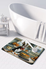 Load image into Gallery viewer, Boston Terrier Fall Kitchen Pumpkins Memory Foam Kitchen Mat