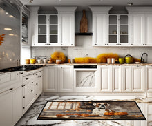 Load image into Gallery viewer, Boxer Fall Kitchen Pumpkins Runner Mat 28x58