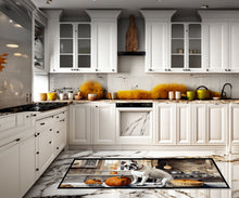 Load image into Gallery viewer, Boxer Fall Kitchen Pumpkins Runner Mat 28x58