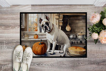 Load image into Gallery viewer, Boxer Fall Kitchen Pumpkins Doormat - 24x36 Decorative Floor Mat – Indoor/Outdoor Rug with Artistic Flair
