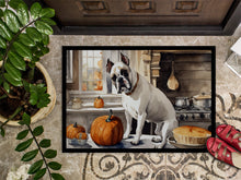 Load image into Gallery viewer, Boxer Fall Kitchen Pumpkins Doormat -  18x27 Decorative Floor Mat – Indoor/Outdoor Rug