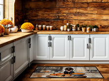 Load image into Gallery viewer, Boykin Spaniel Fall Kitchen Pumpkins Runner Mat 28x58
