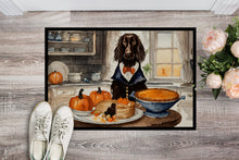 Load image into Gallery viewer, Boykin Spaniel Fall Kitchen Pumpkins Doormat - 24x36 Decorative Floor Mat – Indoor/Outdoor Rug with Artistic Flair