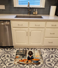 Load image into Gallery viewer, Boykin Spaniel Fall Kitchen Pumpkins Memory Foam Kitchen Mat