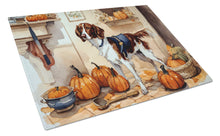 Load image into Gallery viewer, Brittany Fall Kitchen Pumpkins Glass Cutting Boards – Durable, Decorative Kitchen Art Large