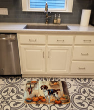 Load image into Gallery viewer, Brittany Fall Kitchen Pumpkins Memory Foam Kitchen Mat