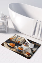 Load image into Gallery viewer, English Bulldog Fall Kitchen Pumpkins Memory Foam Kitchen Mat