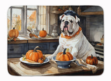Load image into Gallery viewer, English Bulldog Fall Kitchen Pumpkins Memory Foam Kitchen Mat