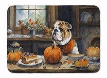 Load image into Gallery viewer, English Bulldog Fall Kitchen Pumpkins Memory Foam Kitchen Mat