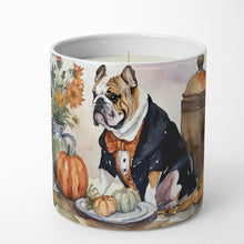 Load image into Gallery viewer, English Bulldog Fall Kitchen Pumpkins Decorative Soy Candle