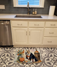 Load image into Gallery viewer, English Bulldog Fall Kitchen Pumpkins Memory Foam Kitchen Mat