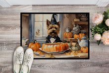 Load image into Gallery viewer, Cairn Terrier Fall Kitchen Pumpkins Doormat - 24x36 Decorative Floor Mat – Indoor/Outdoor Rug with Artistic Flair