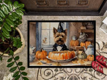 Load image into Gallery viewer, Cairn Terrier Fall Kitchen Pumpkins Doormat - 24x36 Decorative Floor Mat – Indoor/Outdoor Rug with Artistic Flair