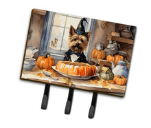 Load image into Gallery viewer, Cairn Terrier Fall Kitchen Pumpkins Leash or Key Holder