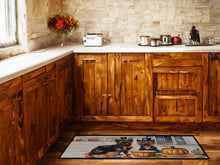 Load image into Gallery viewer, Cairn Terrier Fall Kitchen Pumpkins Runner Mat 28x58