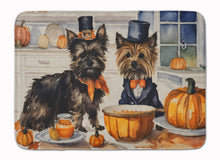 Load image into Gallery viewer, Cairn Terrier Fall Kitchen Pumpkins Memory Foam Kitchen Mat