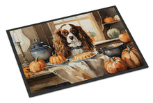 Load image into Gallery viewer, Cavalier Spaniel Fall Kitchen Pumpkins Doormat - 24x36 Decorative Floor Mat – Indoor/Outdoor Rug with Artistic Flair