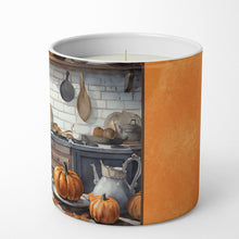 Load image into Gallery viewer, Cavalier Spaniel Fall Kitchen Pumpkins Decorative Soy Candle