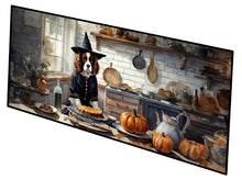 Load image into Gallery viewer, Cavalier Spaniel Fall Kitchen Pumpkins Runner Mat 28x58