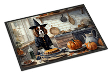 Load image into Gallery viewer, Cavalier Spaniel Fall Kitchen Pumpkins Doormat - 24x36 Decorative Floor Mat – Indoor/Outdoor Rug with Artistic Flair