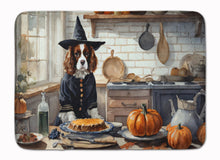 Load image into Gallery viewer, Cavalier Spaniel Fall Kitchen Pumpkins Memory Foam Kitchen Mat