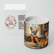 Load image into Gallery viewer, Chihuahua Fall Kitchen Pumpkins Decorative Soy Candle
