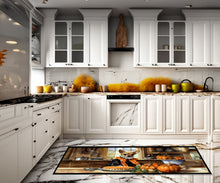 Load image into Gallery viewer, Chihuahua Fall Kitchen Pumpkins Runner Mat 28x58