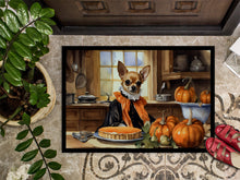 Load image into Gallery viewer, Chihuahua Fall Kitchen Pumpkins Doormat -  18x27 Decorative Floor Mat – Indoor/Outdoor Rug