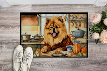 Load image into Gallery viewer, Chow Chow Fall Kitchen Pumpkins Doormat -  18x27 Decorative Floor Mat – Indoor/Outdoor Rug