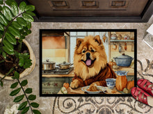 Load image into Gallery viewer, Chow Chow Fall Kitchen Pumpkins Doormat -  18x27 Decorative Floor Mat – Indoor/Outdoor Rug