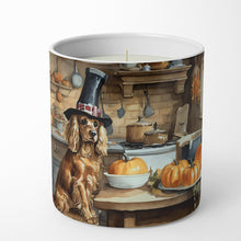 Load image into Gallery viewer, Cocker Spaniel Fall Kitchen Pumpkins Decorative Soy Candle