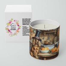 Load image into Gallery viewer, Cocker Spaniel Fall Kitchen Pumpkins Decorative Soy Candle
