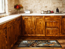 Load image into Gallery viewer, Cocker Spaniel Fall Kitchen Pumpkins Runner Mat 28x58