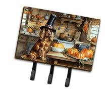 Load image into Gallery viewer, Cocker Spaniel Fall Kitchen Pumpkins Leash or Key Holder