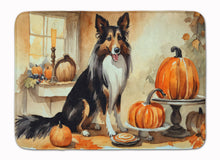 Load image into Gallery viewer, Collie Fall Kitchen Pumpkins Memory Foam Kitchen Mat
