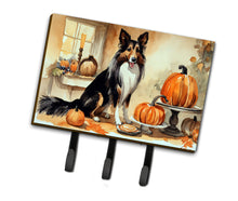 Load image into Gallery viewer, Collie Fall Kitchen Pumpkins Leash or Key Holder