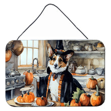 Load image into Gallery viewer, Corgi Fall Kitchen Pumpkins Wall or Door Hanging Prints