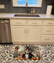 Load image into Gallery viewer, Corgi Fall Kitchen Pumpkins Memory Foam Kitchen Mat
