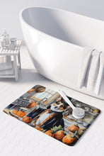 Load image into Gallery viewer, Corgi Fall Kitchen Pumpkins Memory Foam Kitchen Mat