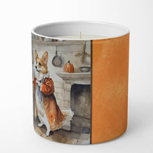 Load image into Gallery viewer, Corgi Fall Kitchen Pumpkins Decorative Soy Candle
