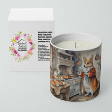 Load image into Gallery viewer, Corgi Fall Kitchen Pumpkins Decorative Soy Candle