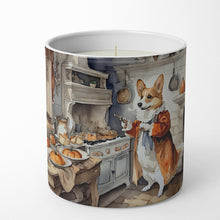 Load image into Gallery viewer, Corgi Fall Kitchen Pumpkins Decorative Soy Candle