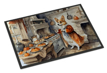 Load image into Gallery viewer, Corgi Fall Kitchen Pumpkins Doormat - 24x36 Decorative Floor Mat – Indoor/Outdoor Rug with Artistic Flair