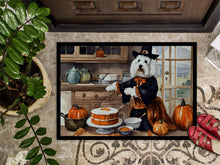 Load image into Gallery viewer, Coton De Tulear Fall Kitchen Pumpkins Doormat -  18x27 Decorative Floor Mat – Indoor/Outdoor Rug