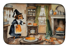 Load image into Gallery viewer, Dachshund Fall Kitchen Pumpkins Dish Drying Mat