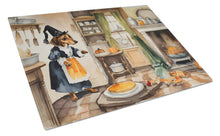 Load image into Gallery viewer, Dachshund Fall Kitchen Pumpkins Glass Cutting Boards – Durable, Decorative Kitchen Art Large