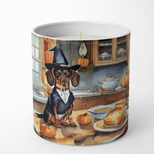 Load image into Gallery viewer, Dachshund Fall Kitchen Pumpkins Decorative Soy Candle