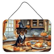 Load image into Gallery viewer, Dachshund Fall Kitchen Pumpkins Wall or Door Hanging Prints